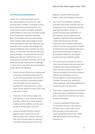 State of urban water supply | PDF