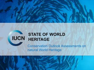 STATE OF WORLD
HERITAGE
Conservation Outlook Assessments on
natural World Heritage
 