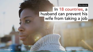 d
d
Source: World Bank ; Image: Hero Images/Getty Images
Worldwide
d
In 18 countries, a
husband can prevent his
wife from ...