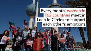 Source: LeanIn.Org; Image: Lean In Kuwait
d
d
Worldwide
d
d
Every month, women in
162 countries meet in
Lean In Circles to...