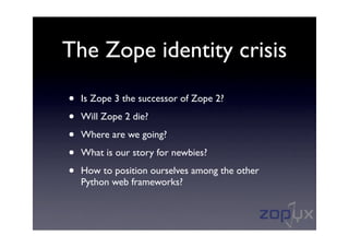 State Of Zope Linuxtag 2008 | PPT