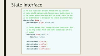 State Interface
 