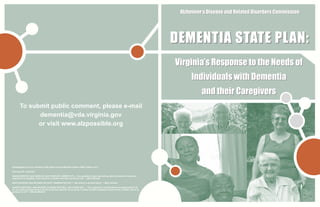 Virginia Dementia State Plan draft