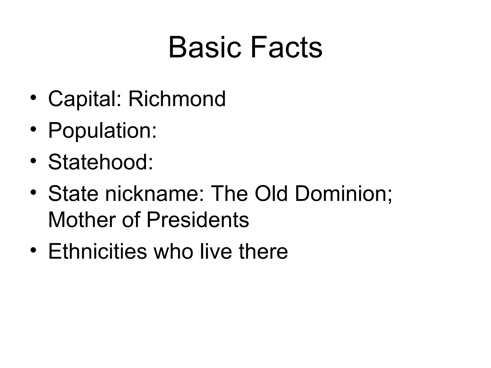 Virginia destiny ppt