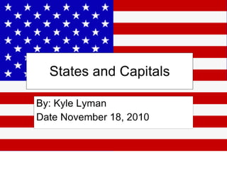 States and capitals nov 2010