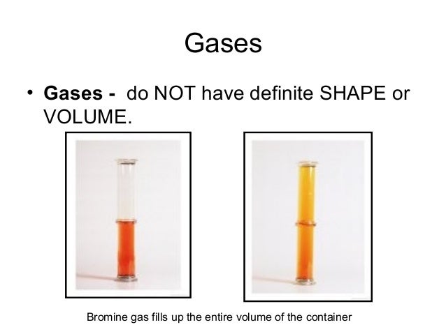 Do Not Have A Definite Shape Or Volume Do Not Have A Definite Shape Or Volume
