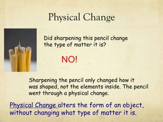 Objects Changing Form States of matter | PPT