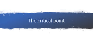 The critical point
 