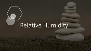 Relative Humidity
 