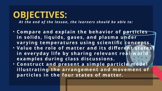Understanding the States of Matter: Solids, Liquids, Gases, and Plasma ...