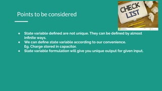 State space analysis | PDF