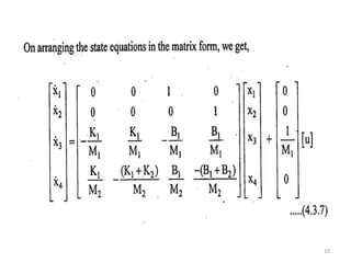 State space analysis mechanical | PPTX