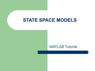 State space models | PPT | Programming Languages | Computing