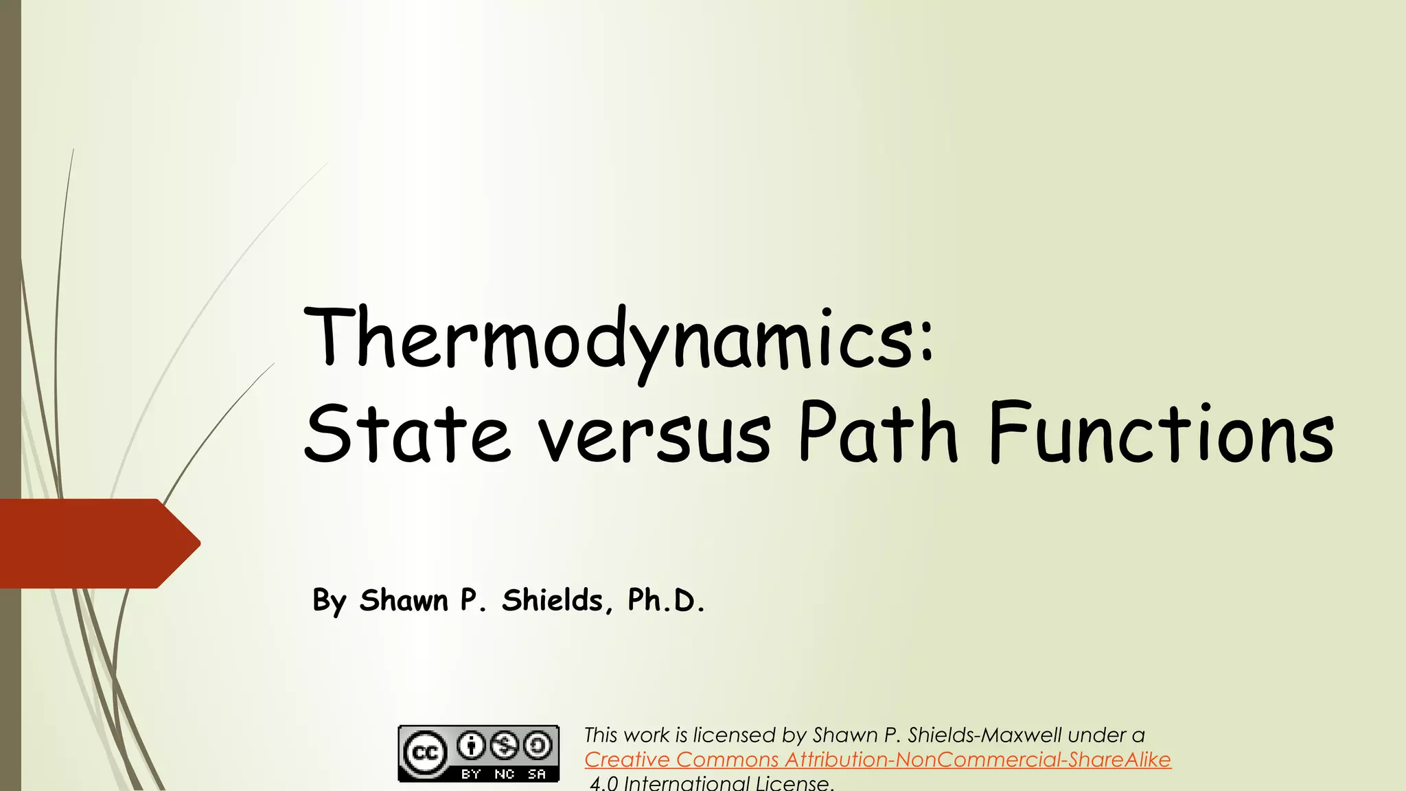 State versus Path Functions | PPT
