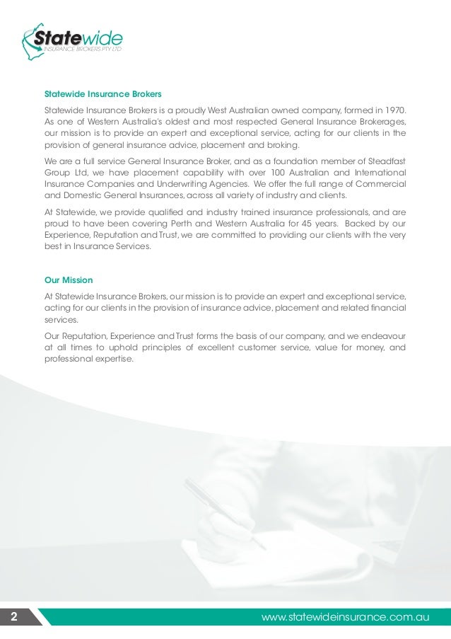 Statewide insurance Company Profile