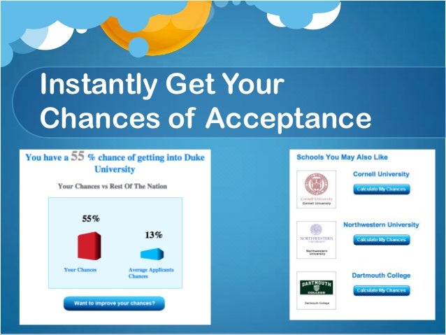 getting accepted to college