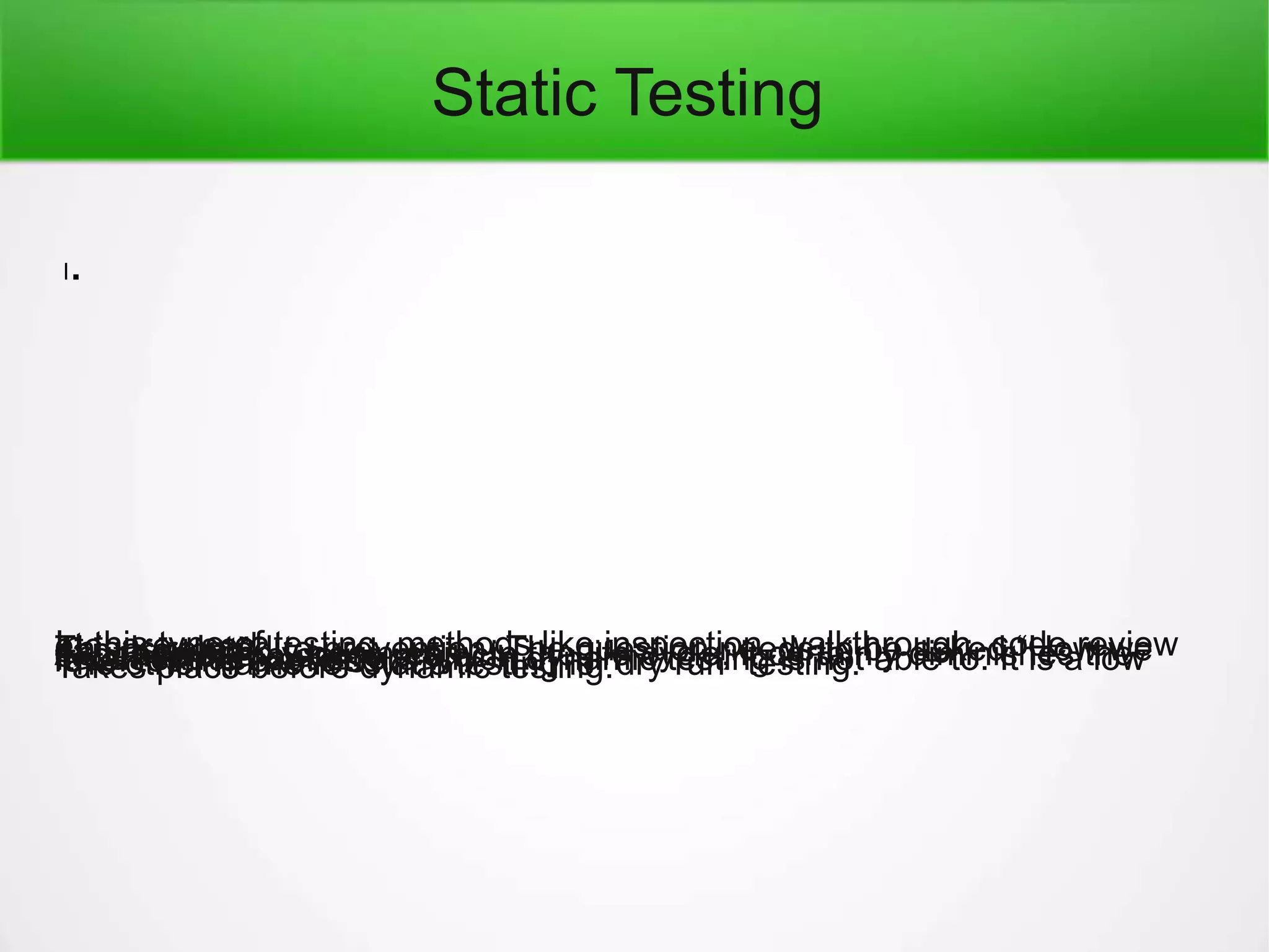 Static testing-vs-dynamic-testing | PPT
