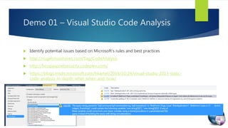 Static analysis for security | PPTX