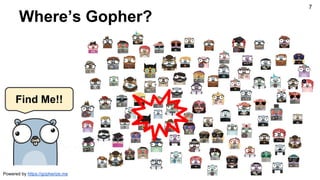 Where’s Gopher?
Find Me!!
Powered by https://gopherize.me
7
 