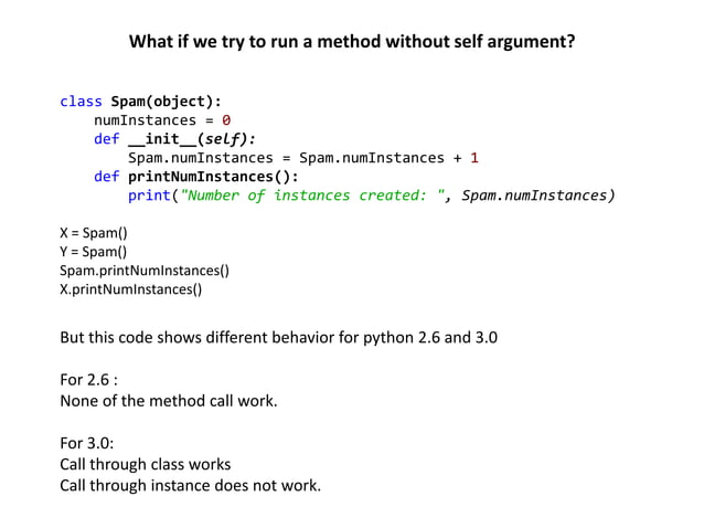 Advanced Python : Static and Class Methods | PPT