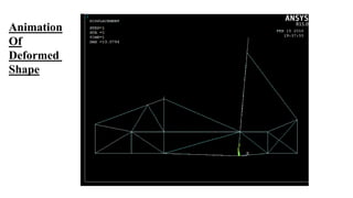 Static and dynamic analysis of automobile car chassis | PPTX