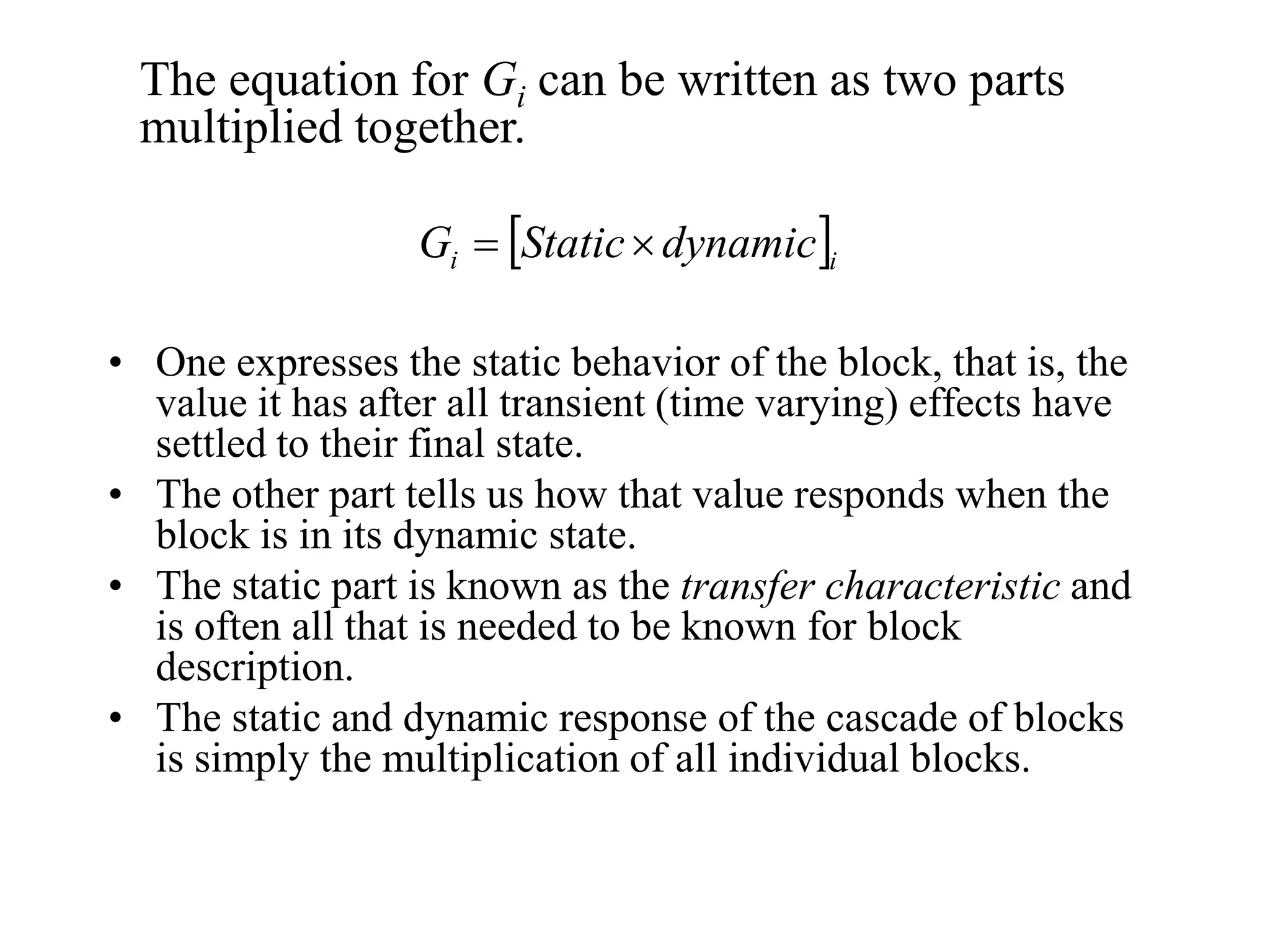 Static and dynamic characteristics of instruments | PDF