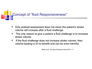 Preload Fluids Static and dynamic indices of hemodynamic monitoring | PPT
