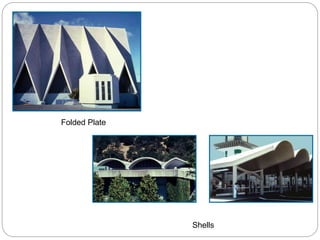 Folded Plate
Shells
 