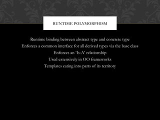 Static and dynamic polymorphism | PPT