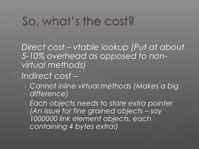 Static and dynamic polymorphism | PPT