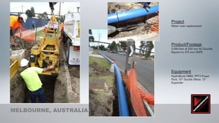 Project




                       Product/Footage




                       Equipment




MELBOURNE, AUSTRALIA
 