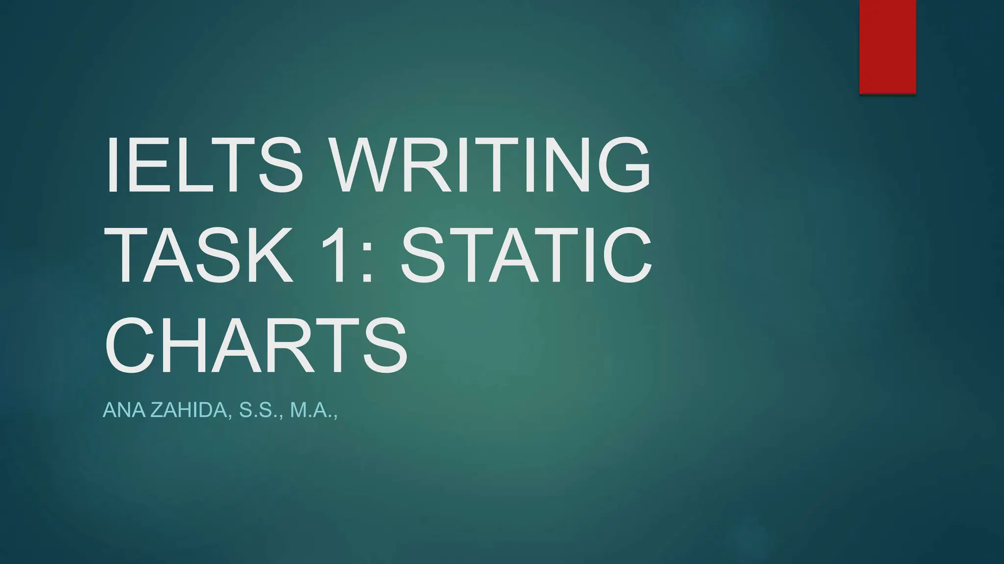 STATIC CHARTS and Its Applications in Real Life | PPTX