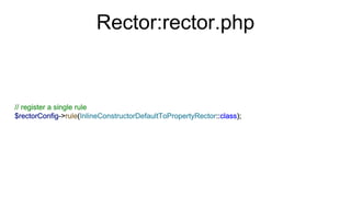 Rector:rector.php
 