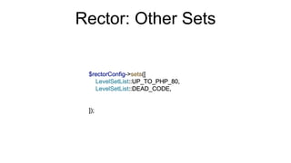 Rector: Other Sets
 