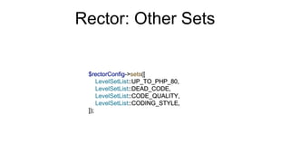 Rector: Other Sets
 