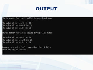 static data member and member function .pptx