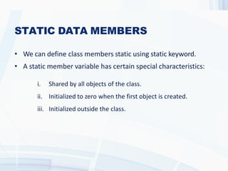 static data member and member function .pptx