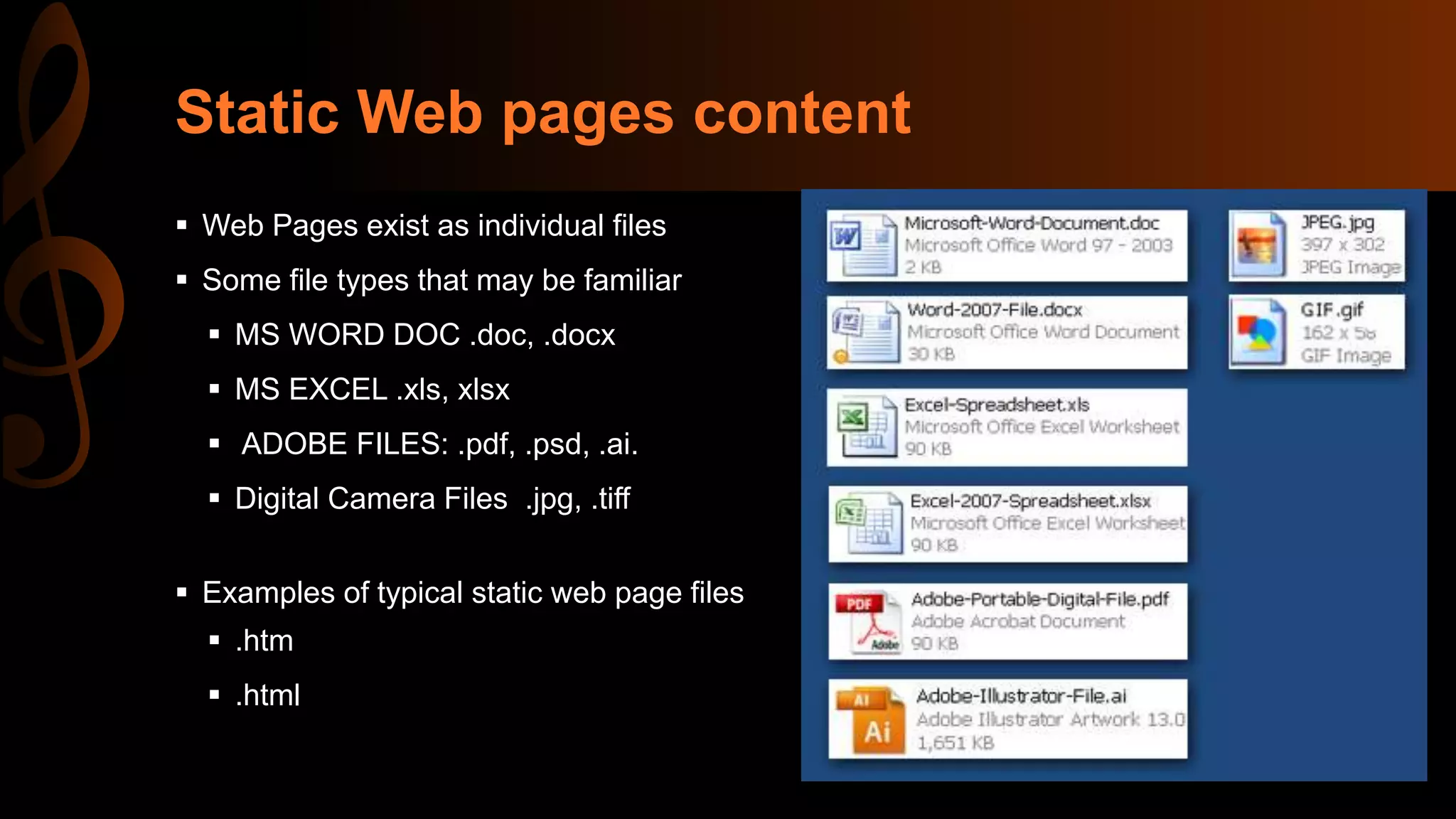 Static dynamic and active web pages | PPTX