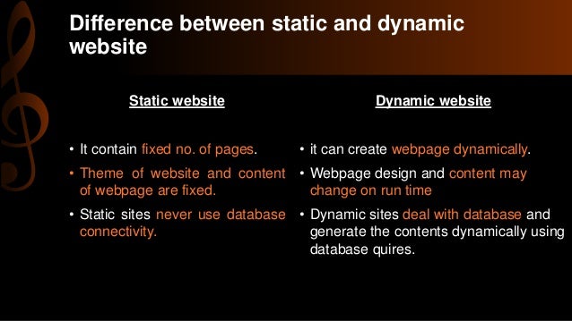 what is the difference between an active page and a dynamic webpage or web page