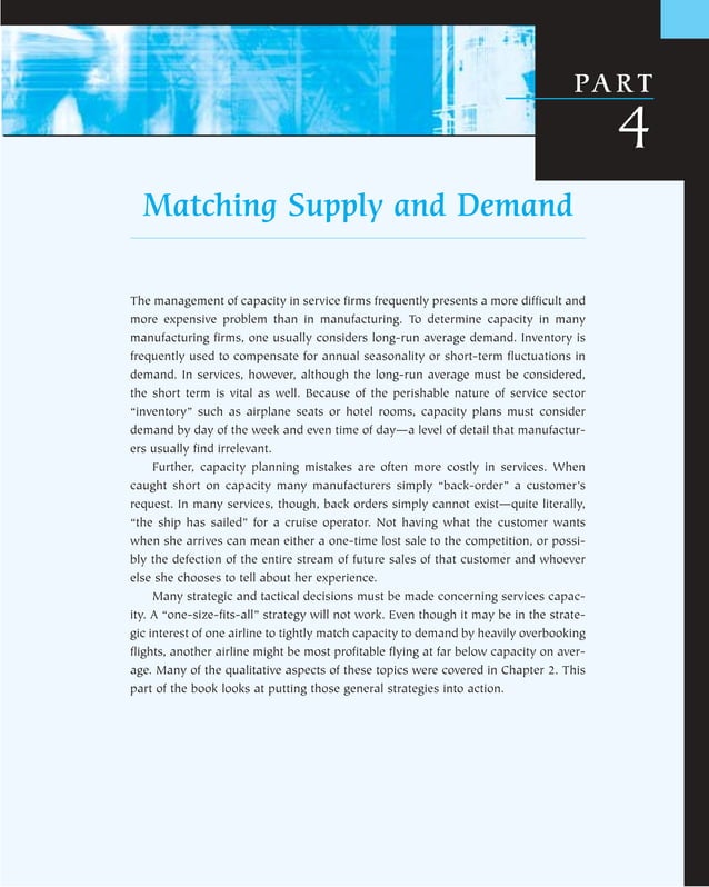 Matching Supply and Demand | PDF