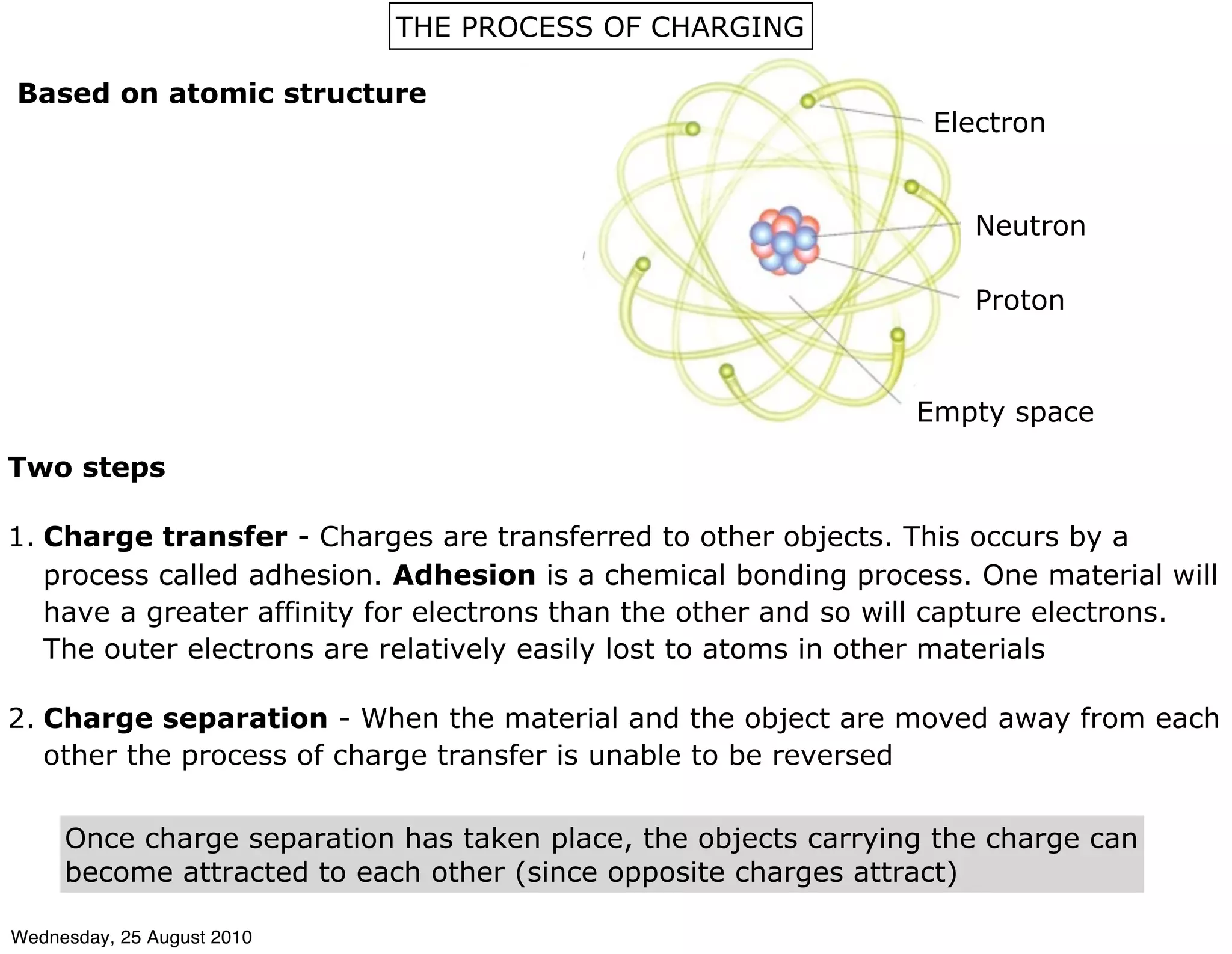 Static Electricity | PDF | Chemistry | Science