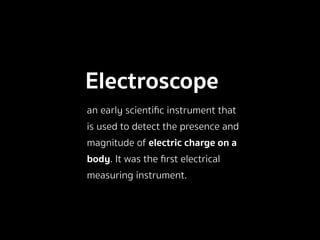 Static electricity - Simple Electroscope | PDF