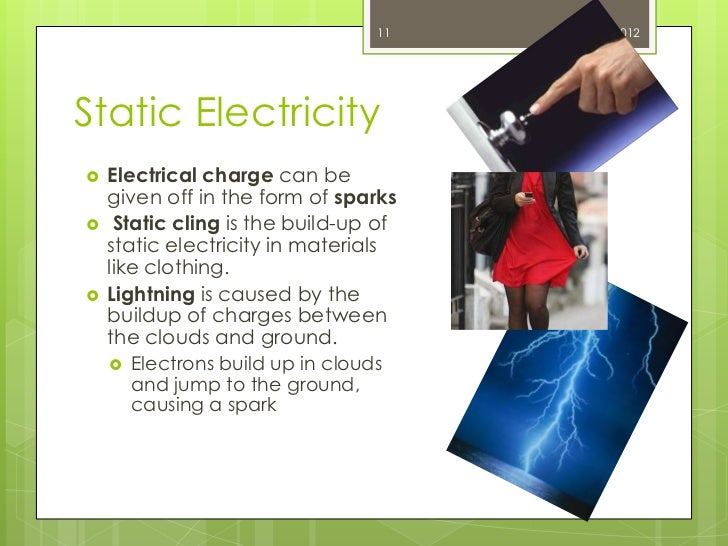 Static electricity U6L2 Notes