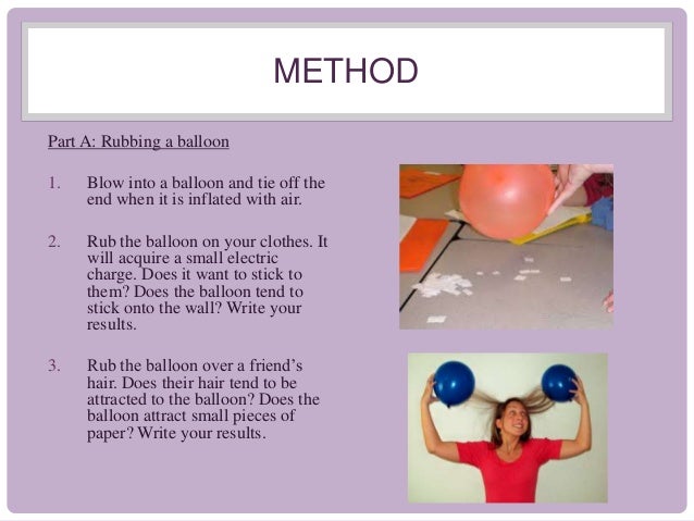 Static Electricity Prac