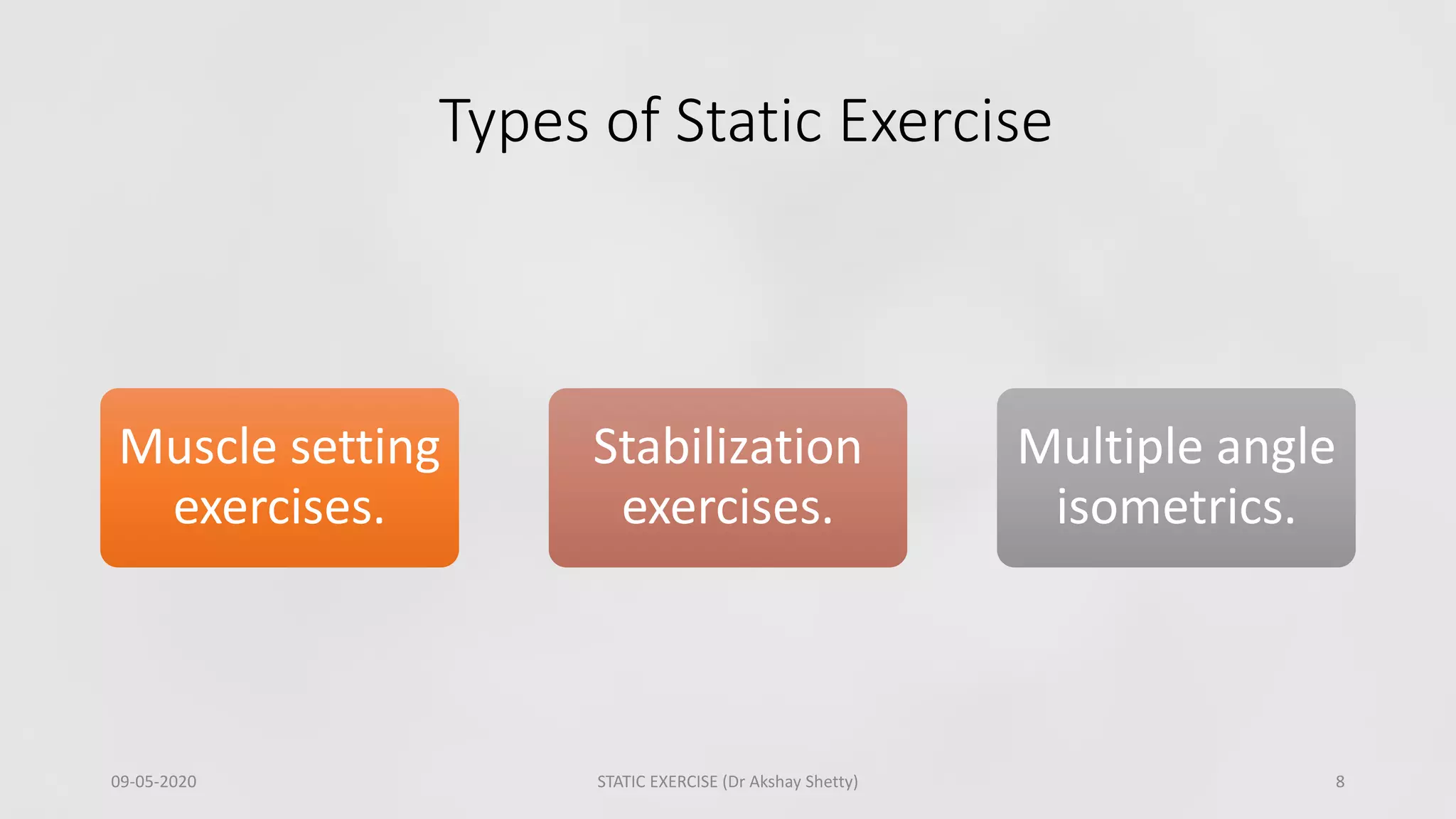 Static exercises | PPT