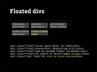 Static layouts with css | PDF | Web Design and HTML | Internet