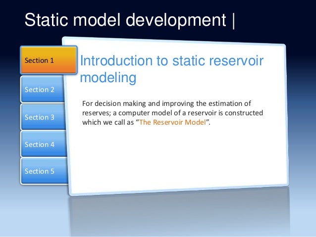 static model
