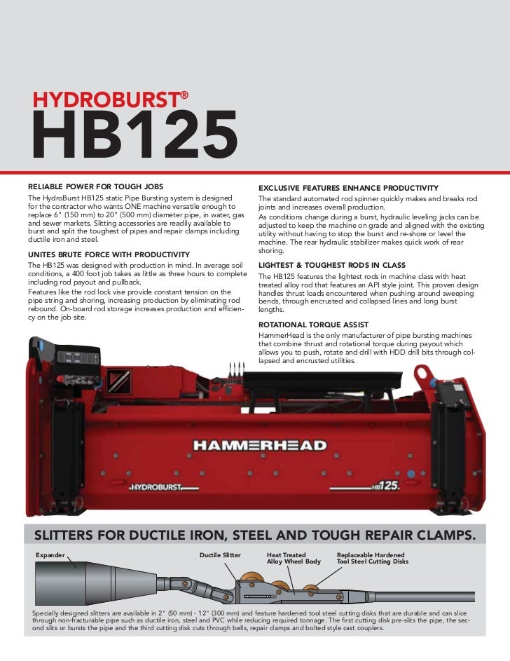 Static Pipe Bursting Systems