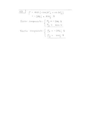 Solutions for Problems from Statics 9th Edition by Meriam & Kraige