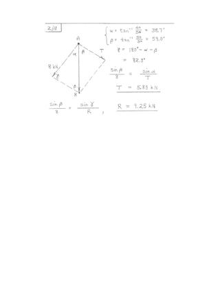 Solutions for Problems from Statics 9th Edition by Meriam & Kraige